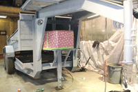 réalisation de sablage au jet ou sandblast